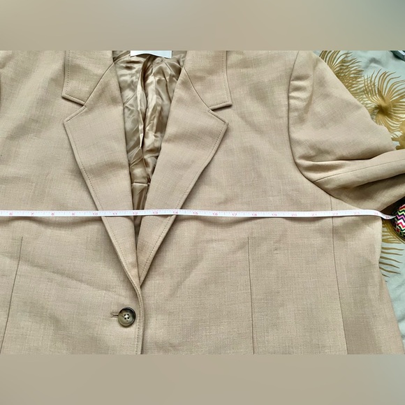 nwot Wilfred Content blazer xl Heather gold camel? (re)ssential fabric - Picture 4 of 5